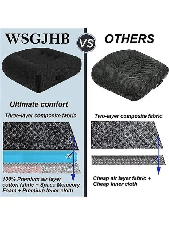 Car Seat Cushion Booster Seat Cushion Office Chair Cushion Driving Support